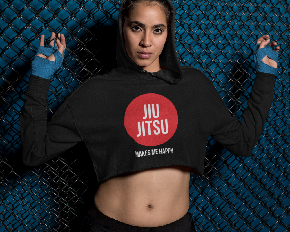 JIU JITSU CROP HOODIE