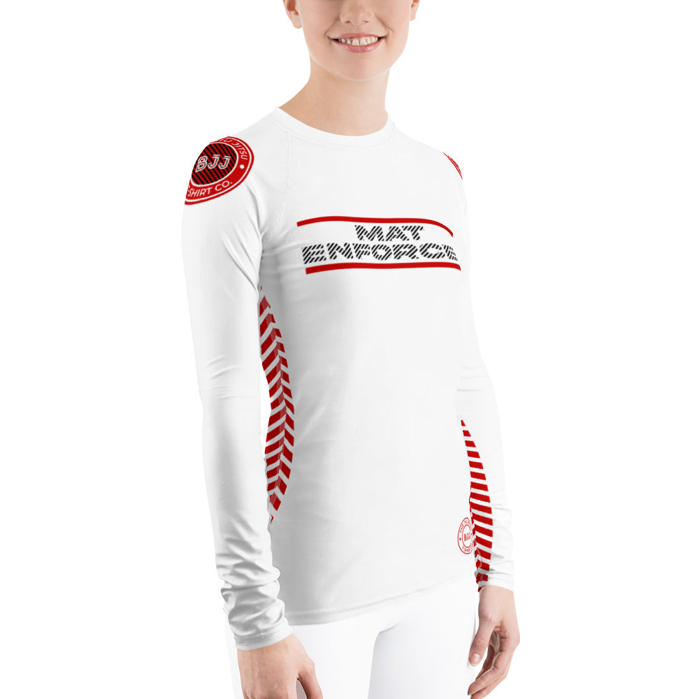 Women's Mat Enforcer Rash Guard | The Jiu Jitsu T-Shirt Co.